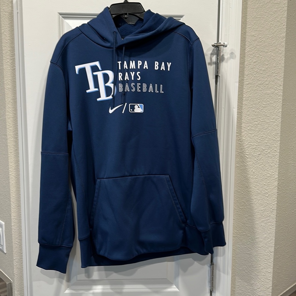 Tampa Bay Rays hoodie. Nike Dri-Fit. Size Large